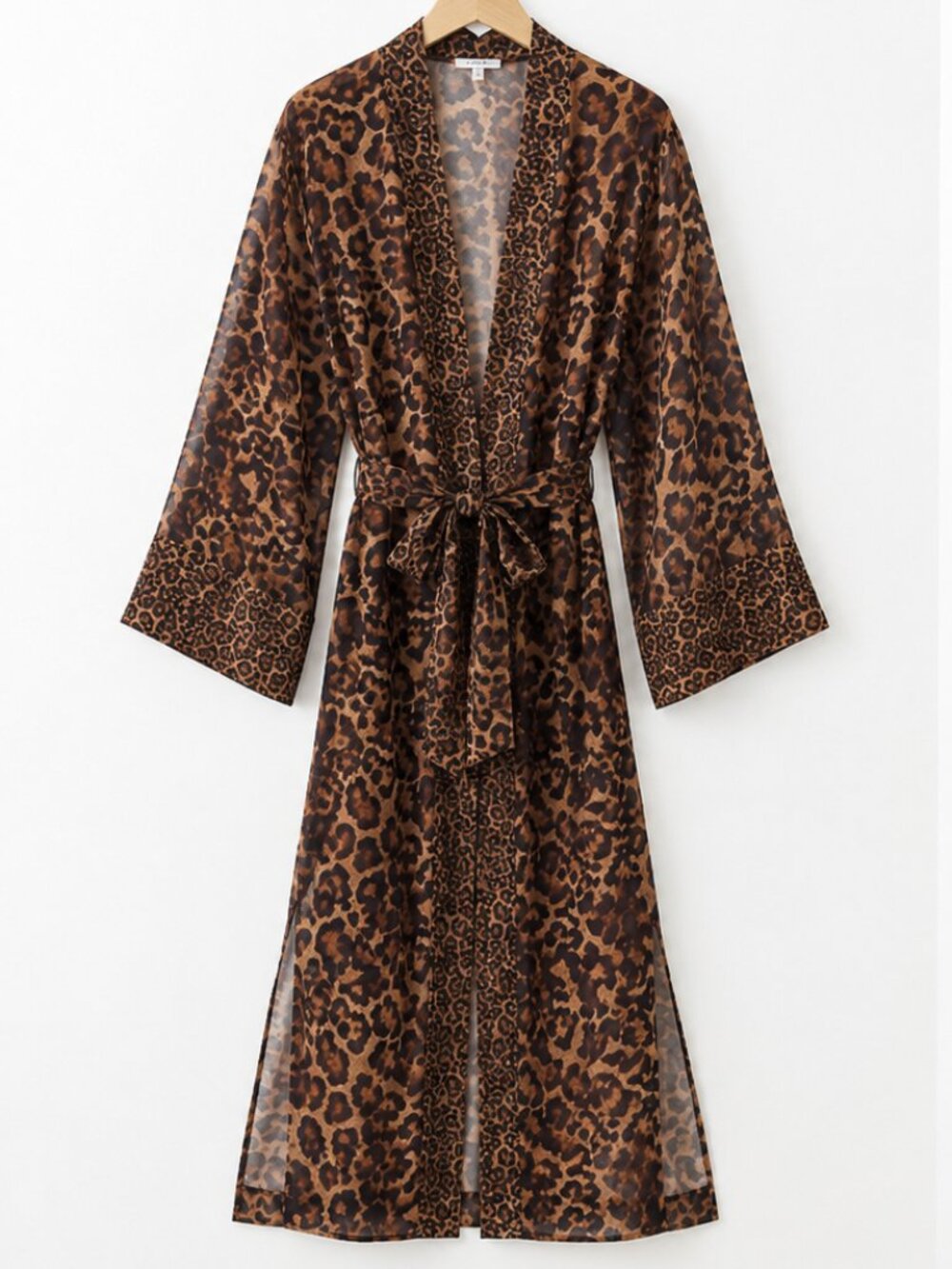 Be Wicked Juliana Animal Print Robe NWT